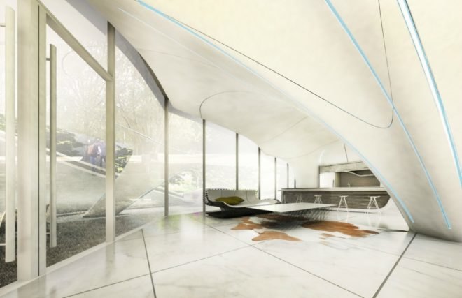 WATG Urban, 3D-printed home, 3d printed architecture, 3d freeform designs, 3d printed houses, 3d printed buildings, 3d printing, curve appeal, freeform home design challenge, 3d printing, futuristic architecture, net zero homes, worlds first freefrom 3d home, 3d printing technology, green design, sustainable design,