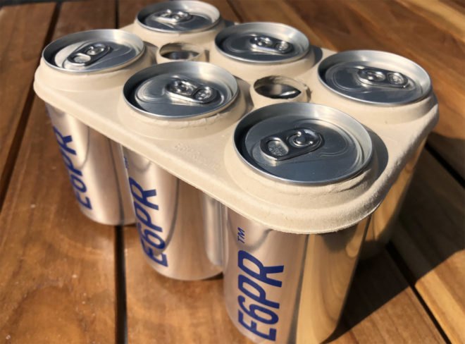 E6PR, E6PR six-pack holder, E6PR six-pack ring, biodegradable six-pack ring, biodegradable six-pack