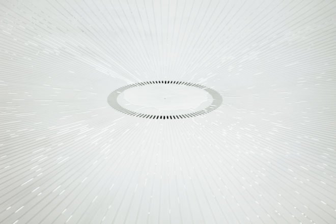 2018 Winter Olympics Hyundai Motor Pavilion by Asif Khan, 2018 Winter Olympics Hyundai Motor Pavilion, super-black pavilion, super black Olympics pavilion, Vantablack VBx2, Vantablack VBx2 Asif Khan, Vantablack VBx2 Olympics, hydrophobic water installation, multi-sensory water installation,