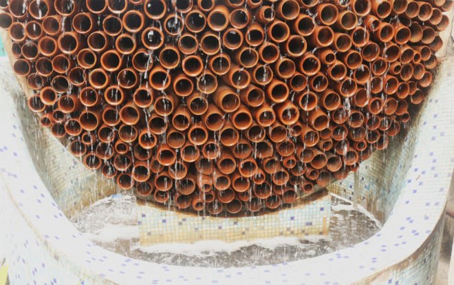 Ant Studio, terracotta tubes, clay tubes, evaporative cooling, cooling, zero energy