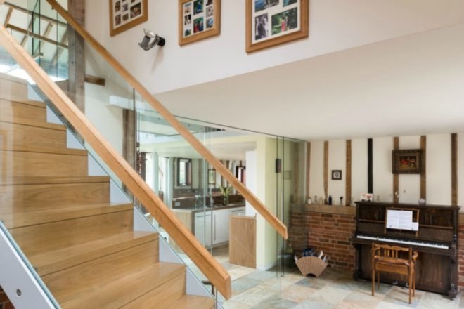 Buckley Gray Yeoman, Suffolk Barn Conversion, barn renovation, renovated barns, barn homes, barn conversion suffolk, solar panels, solar energy, solar renovations, suffolk barn renovation, suffolk homes for sale, the Modern House, modern barn conversions, barn architecture, green renovation