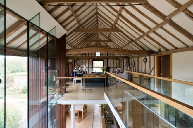 Buckley Gray Yeoman, Suffolk Barn Conversion, barn renovation, renovated barns, barn homes, barn conversion suffolk, solar panels, solar energy, solar renovations, suffolk barn renovation, suffolk homes for sale, the Modern House, modern barn conversions, barn architecture, green renovation