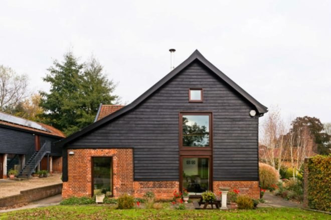 Buckley Gray Yeoman, Suffolk Barn Conversion, barn renovation, renovated barns, barn homes, barn conversion suffolk, solar panels, solar energy, solar renovations, suffolk barn renovation, suffolk homes for sale, the Modern House, modern barn conversions, barn architecture, green renovation