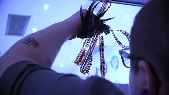 Cinematiq eyewear, eyeglasses, reused materials, Zachary Tipton, Tipton Eyewear, green design, wearables, recycled film