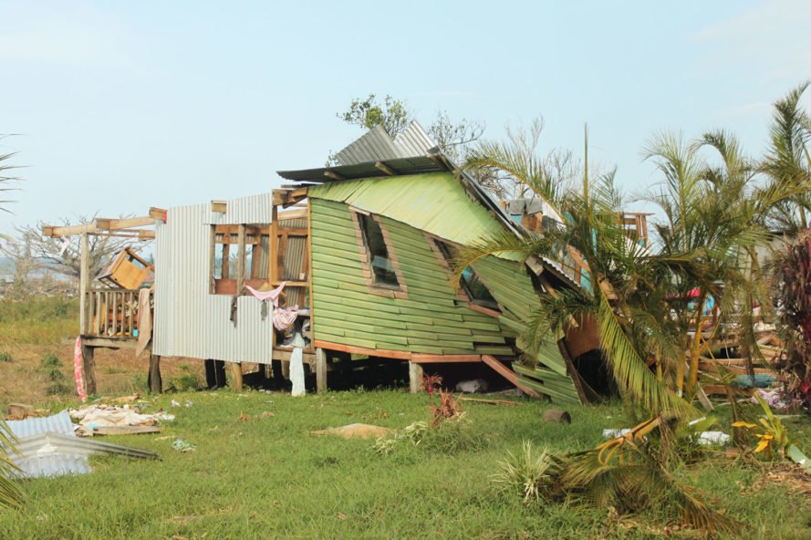 Cyclone Winston, Fiji, Tailevu, damage, destruction, structure