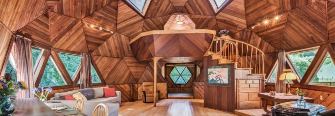Geodesic Dome Home, wooden dome home, dome homes for sale, geodesic homes, geodesic home design, geodesic buildings, wooden homes, wooden homes for sale, sonoma county dome home, Russian River Valley dome homes, dome construction, building a round home, round homes, woodburning stoves, unique home designs,