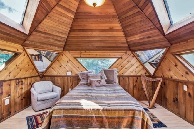 Geodesic Dome Home, wooden dome home, dome homes for sale, geodesic homes, geodesic home design, geodesic buildings, wooden homes, wooden homes for sale, sonoma county dome home, Russian River Valley dome homes, dome construction, building a round home, round homes, woodburning stoves, unique home designs,