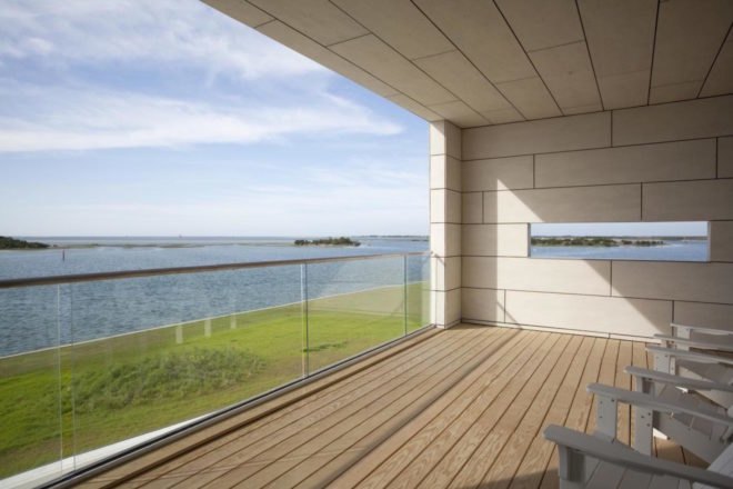 Dr. Orrin H. Pilkey Research Laboratory by GLUCK+, Collisional Commons, Duke University Marine Laboratory, Dr. Orrin H. Pilkey Research Laboratory, LEED Gold laboratory, LEED research facility, Pilkey lab in North Carolina