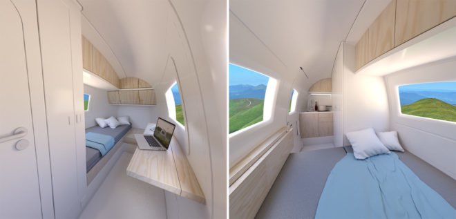 off-grid ecocapsule, ecocapsule microhome, ecocapsule, slovakian off-grid home, spheroid tiny home, spheroid microhome, egg-shaped microhome, solar and wind powered home, self-sufficient homes, smart homes, green homes