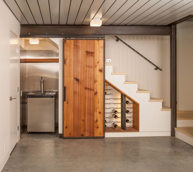 Houseboat H by Lanker Design LLC, Seattle sustainable houseboat, net zero houseboat, net zero floating home, LEED Platinum floating home, LEED Platinum houseboat, houseboat with floating islands,