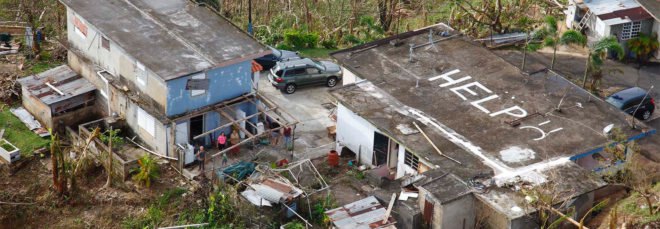 Hurricane Maria, Puerto Rico, natural disaster, destruction, help, ruin