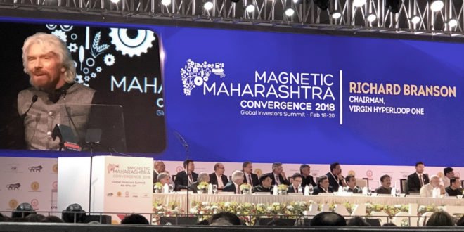 Richard Branson, Virgin Hyperloop One, Maharashtra, signing, conference, hyperloop