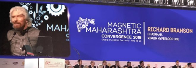 Richard Branson, Virgin Hyperloop One, Maharashtra, signing, conference, hyperloop
