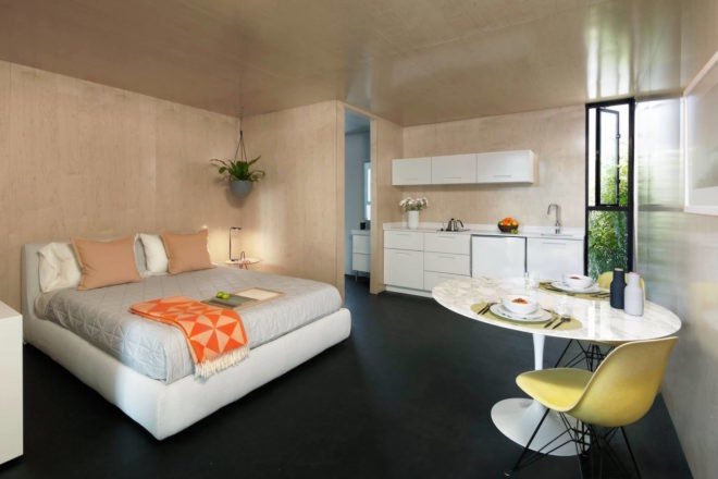 Plús Hús by Minarc, Plús Hús Los Angeles, Plús Hús accessory dwelling unit, Plús Hús price, Icelandic modular homes, Los Angeles modular homes, Minarc modular homes, Minarc architecture, mnmMOD prefabrication, prefab tiny homes,
