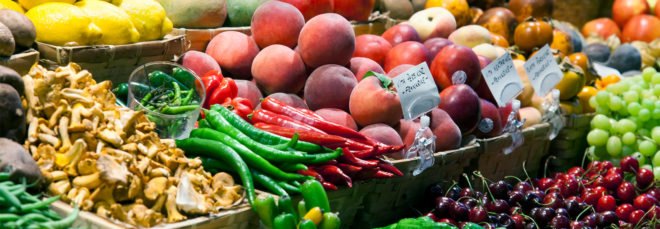 Produce, fruit, vegetables, food, market, eco-friendly
