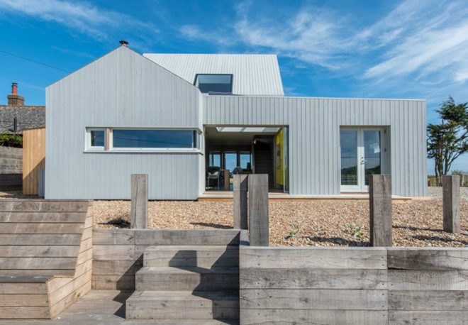 RX Architects, Chalfront Residence, timber home sussex, timber homes, sustainable family homes, sustainable home design, Rye Nature Reserve, larch cladding, Solar Thermal panels, solar energy, sustainable home design uk, sustainable homes uk, susatinable design, green home design, green homes, solar panels, timber cladding