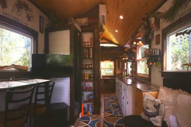 Rolling Quarters, Jacksonville tiny home, college student tiny home, tiny home design, tiny home living, compact spaces, tiny home construction, college student living, tiny home college life, minimal living, rentable tiny house, airbnb tiny home, self built tiny home, how to build a tiny house,