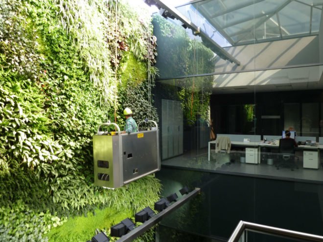 green wall, living wall, sustainable building, green building, vertical garden, paisajismo urbano, green design, sustainable design
