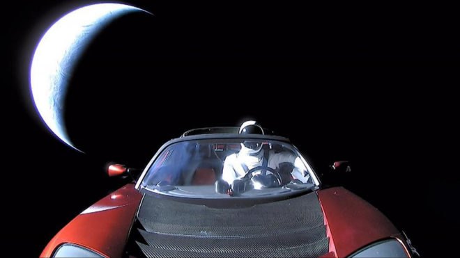 Tesla Roadster, Tesla, Starman, space, travel, flying, space travel