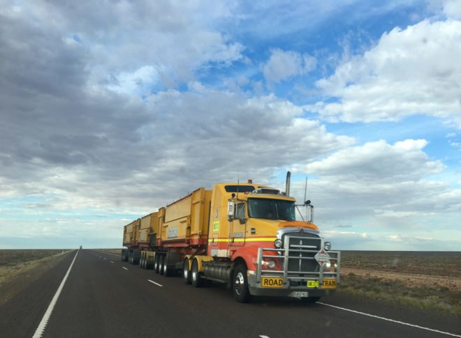 Truck, highway, road, vehicle, trailer truck, transportation