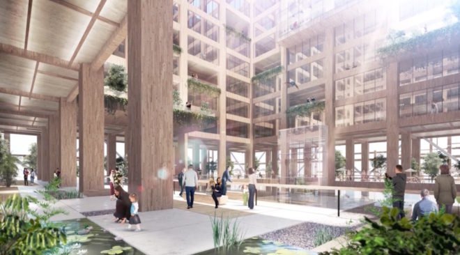 W350 Project by Sumitomo Forestry, timber architecture, W350 Tokyo, W350 skyscraper, W350 Japan, Japan timber architecture, Japanese timber high-rise, tallest timber building, timber and steel skyscraper,