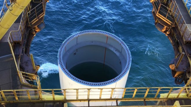 Ørsted, Hornsea Project One, Hornsea Project, monopile, monopile installation, offshore wind, offshore wind farm