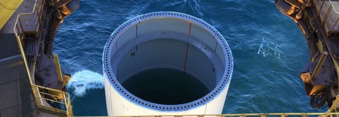 Ørsted, Hornsea Project One, Hornsea Project, monopile, monopile installation, offshore wind, offshore wind farm