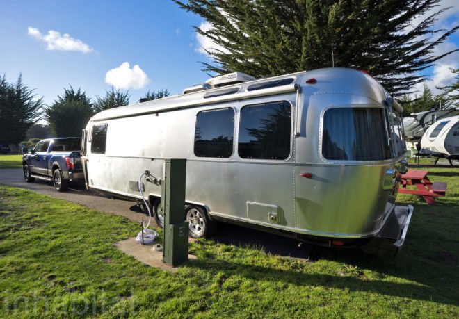 Airstream, Airstream Globetrotter, camper, 2018 Airstream Globetrotter, tiny house, tiny home, mobile home, travel trailer, trailer home, trailer house, Santa Cruz North / Costanoa KOA, Costanoa, KOA