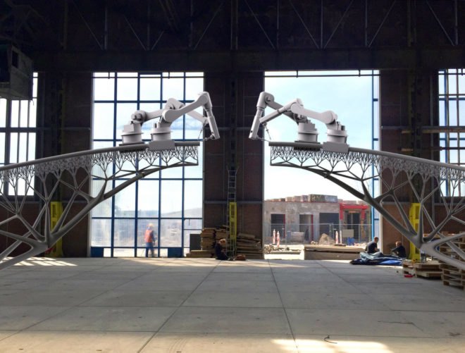 3D-Printed Steel Bridge, Heijmans, 3d printer, 3d printing, 3d-printed architecture, green building, sustainable design, green design, building technology, 3d-printed building, green technology, 3d printed design
