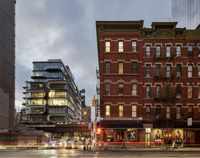 520 West 28th by Zaha Hadid Architects, 520 West 28th, Zaha Hadid New York City, 520 West 28th pictures, 520 West 28th photos by Hufton+Crow, 520 West 28th High Line, 520 West 28th residences