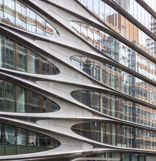 520 West 28th by Zaha Hadid Architects, 520 West 28th, Zaha Hadid New York City, 520 West 28th pictures, 520 West 28th photos by Hufton+Crow, 520 West 28th High Line, 520 West 28th residences