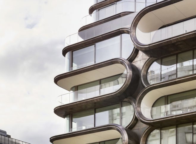 520 West 28th by Zaha Hadid Architects, 520 West 28th, Zaha Hadid New York City, 520 West 28th pictures, 520 West 28th photos by Hufton+Crow, 520 West 28th High Line, 520 West 28th residences