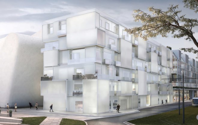 Chateau d’Angers inspired architecture, Angers Collectors Museum by Steven Holl Architects, Angers Collectors Museum, Angers Collectors Museum hotel, cultural center in Angers, cultural buildings Angers, Steven Holl Architects museum