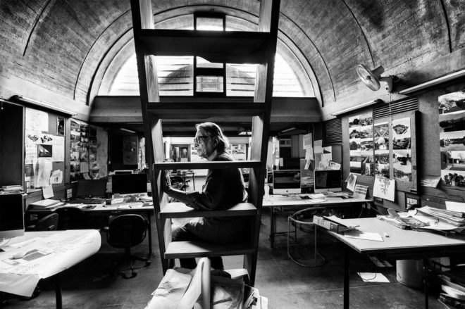 Balkrishna Doshi, architect, Pritzker Prize, Pritzker Prize winner, man, studio