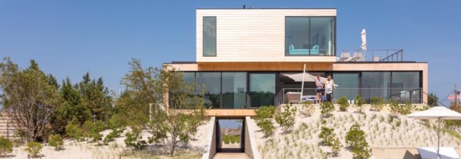 Beach House by Raad Studio, Beach House artificial dunes, artificial dunes residential project, artificial dunes stormwater protection, New Jersey artificial dunes, New Jersey Beach House by Raad Studio, Sea Bright modern architecture, Sea Bright stormwater defense