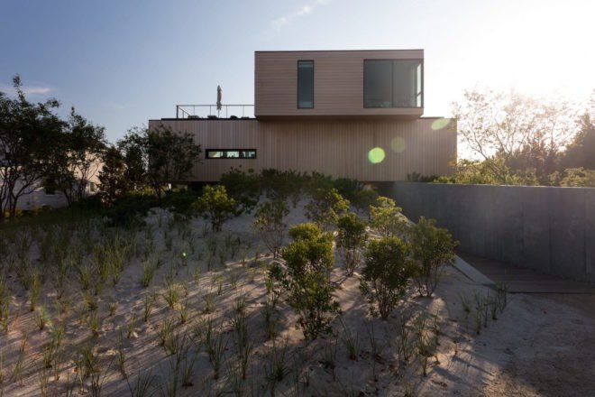 Beach House by Raad Studio, Beach House artificial dunes, artificial dunes residential project, artificial dunes stormwater protection, New Jersey artificial dunes, New Jersey Beach House by Raad Studio, Sea Bright modern architecture, Sea Bright stormwater defense