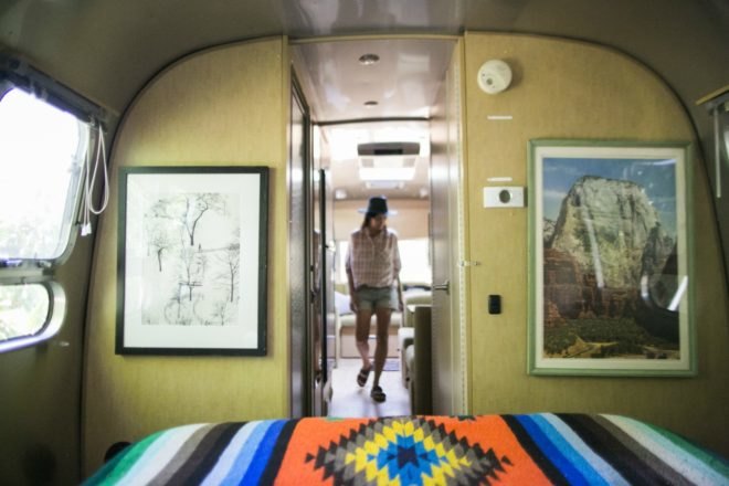 Caravan Outpost, Airstream Hotel, airstream renovations, hotel design, airstream conversion, tiny hotels, tiny spaces, glamping airstream, airstream parks, renovated airstream hotels, Ojai airstream park, trailer parks in Ojai, Ojai airstream hotels, green design, boutique hotels Ojai, Ojai camping, airstream living, refurbished airstreams