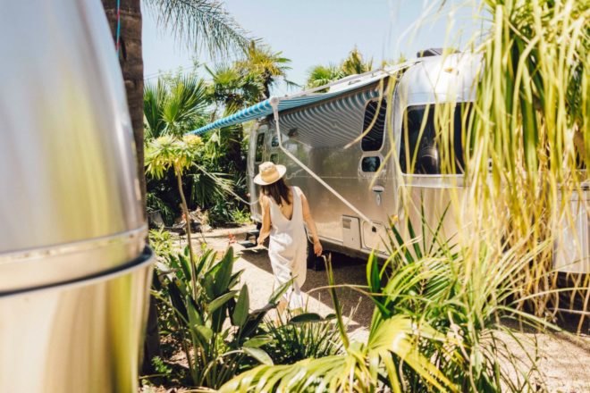 Caravan Outpost, Airstream Hotel, airstream renovations, hotel design, airstream conversion, tiny hotels, tiny spaces, glamping airstream, airstream parks, renovated airstream hotels, Ojai airstream park, trailer parks in Ojai, Ojai airstream hotels, green design, boutique hotels Ojai, Ojai camping, airstream living, refurbished airstreams