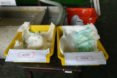 Image of two cleaned disposable diapers.
