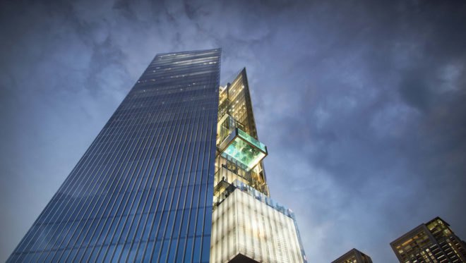 Aedas, Commercial Bank Headquarters, green tower, Taiwan, mixed-use tower, sky gardens, rooftop terraces, swimming pool, glass tower, glass facade