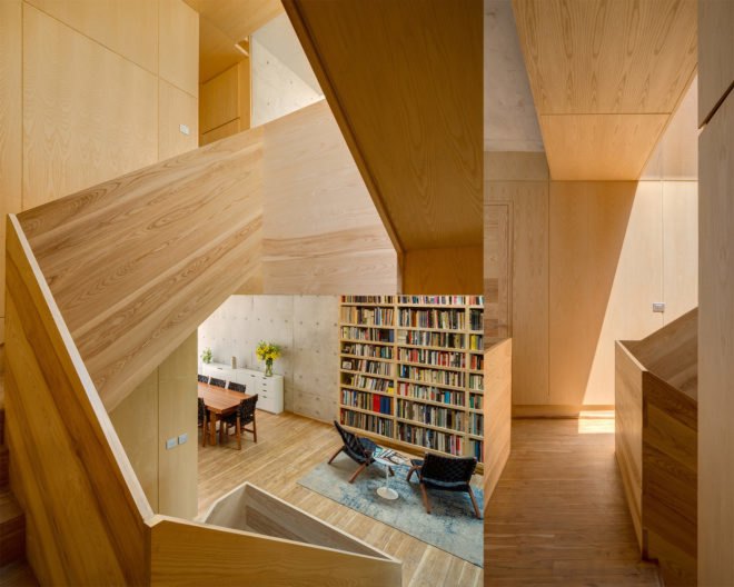 Cuernavaca House by Tapia McMahon, Mexico City Cuernavaca House, brownfield architecture in Mexico City, Cuernavaca House RIBA International Prize, ash central staircase, contemporary sustainable Mexico City architecture,