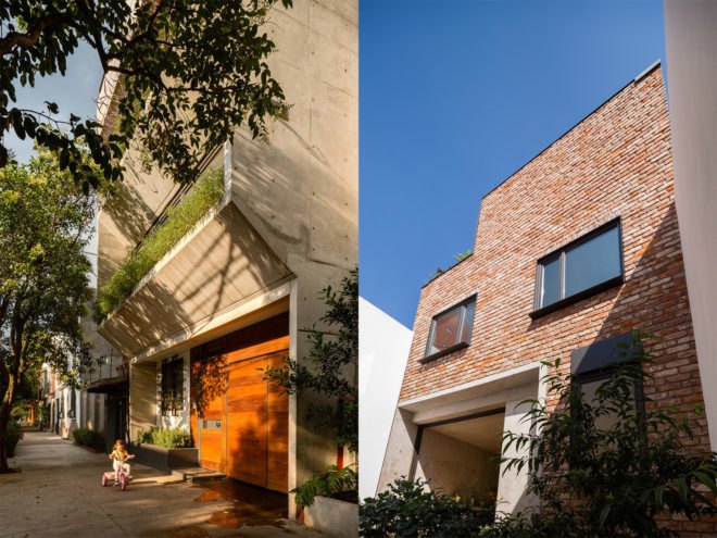 Cuernavaca House by Tapia McMahon, Mexico City Cuernavaca House, brownfield architecture in Mexico City, Cuernavaca House RIBA International Prize, ash central staircase, contemporary sustainable Mexico City architecture,