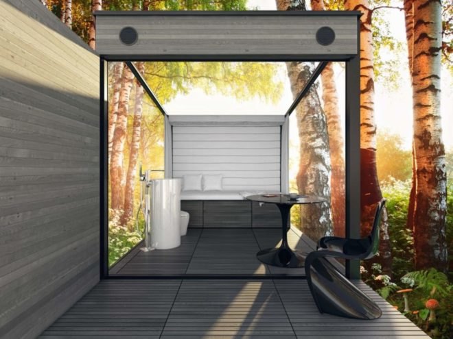 Disappear Retreat by COULSON Architects, Disappear Retreats prefab, Disappear Retreats passive house, triple zero living architecture, off grid prefab architecture, off grid tiny house, solar powered tiny passive house, prefab housing by COULSON,