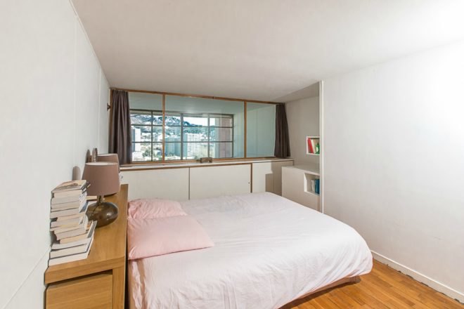 Le Corbusier Cité Radieuse, Duplex G Cité Radieuse, Le Corbusier, La Cité Radieuse, le corbusier apartment for sale, le corbusier architecture, 20th century architecture, le corbusier complex for sale, iconic architecture, iconic architects, modernist architecture, modernist architecture for sale, Unité d’Habitation