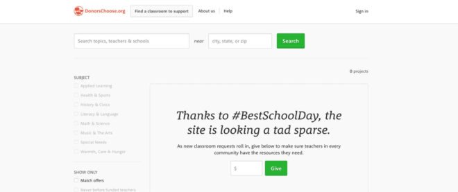 DonorsChoose, DonorsChoose.org, Ripple, Cryptocurrency, Ripple Cryptocurrency, classrooms, teachers, classroom funding, crowdsource funding, donorschoose projects funded, donorschoose projects, #bestschoolday, bestschoolday
