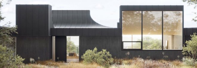 House of Horns, House of Horns Los Altos, House of Horns by WOJR, sculptural architecture in Silicon Valley, minimalist and sculptural residence in Los Altos,