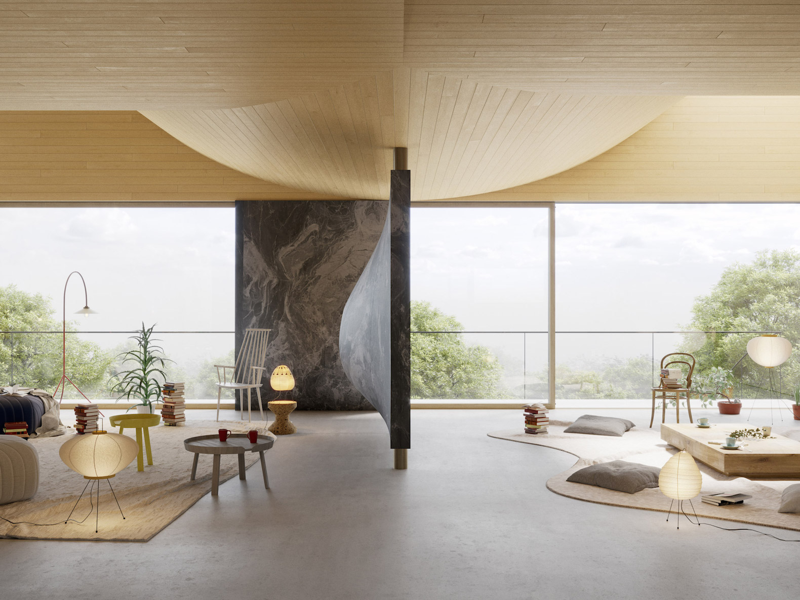 House of Horns, House of Horns Los Altos, House of Horns by WOJR, sculptural architecture in Silicon Valley, minimalist and sculptural residence in Los Altos,