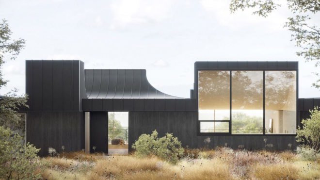 House of Horns, House of Horns Los Altos, House of Horns by WOJR, sculptural architecture in Silicon Valley, minimalist and sculptural residence in Los Altos,