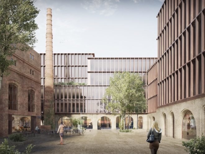 European Union’s 2020 climate and energy projects in Riga, Kimmel Quarter in Riga, Kimmel Quarter by Schmidt Hammer Lassen Architects, sustainable Riga architecture projects, brewery adaptive reuse projects