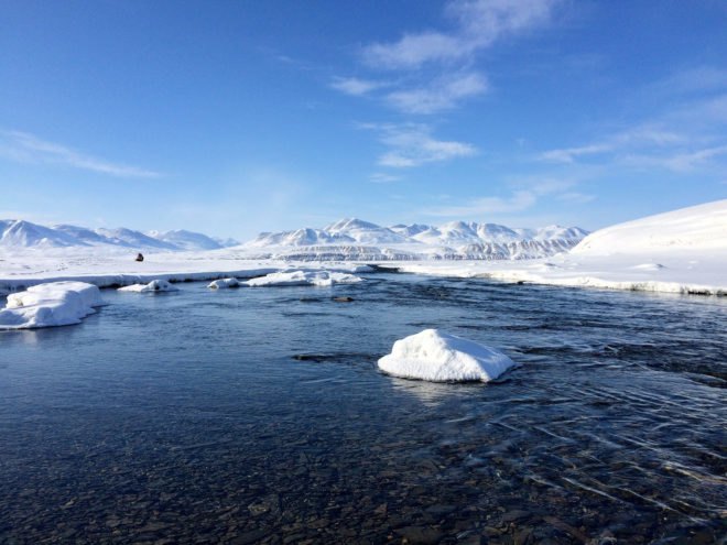 Lake Hazen, Canada, Arctic, High Arctic lake, lake, Ruggles River, Grant Land Mountains